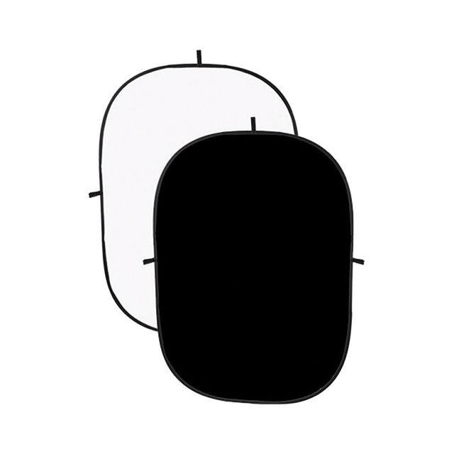 Angler Collapsible Background - 5x7 (Black/White)