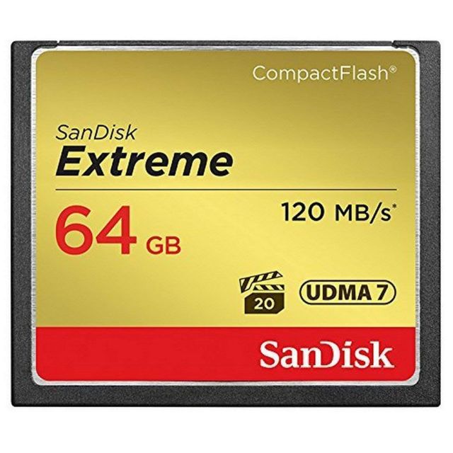 Compact Flash Memory Card- 64GB