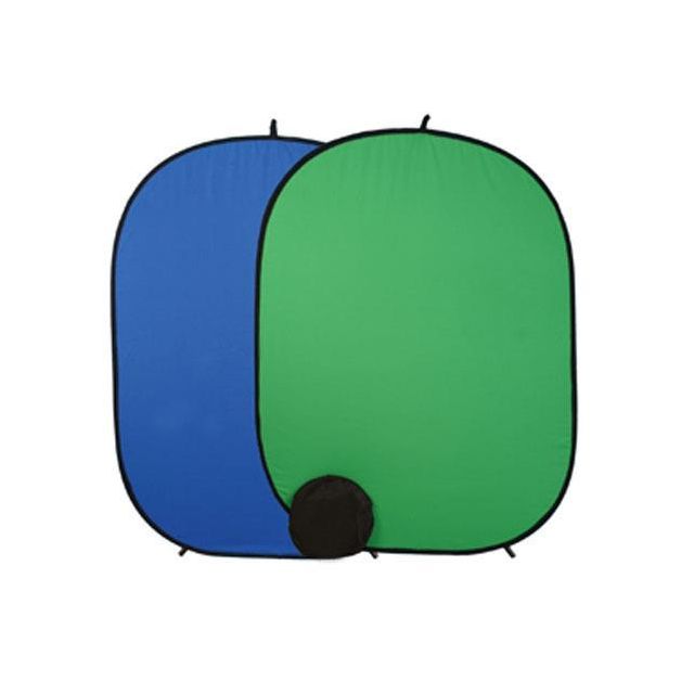 Flashpoint Collapsible Backdrop - Chroma Green/Blue