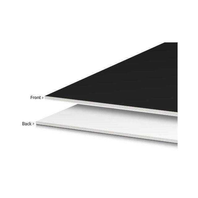 Foamcore - Black & White - 4' x 8' x 3/16"