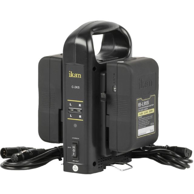 Ikan Premium Dual V-Mount Battery Kit